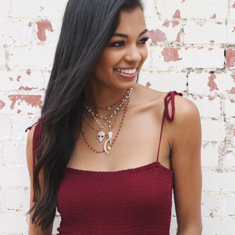 LAYERED NECKLACES!